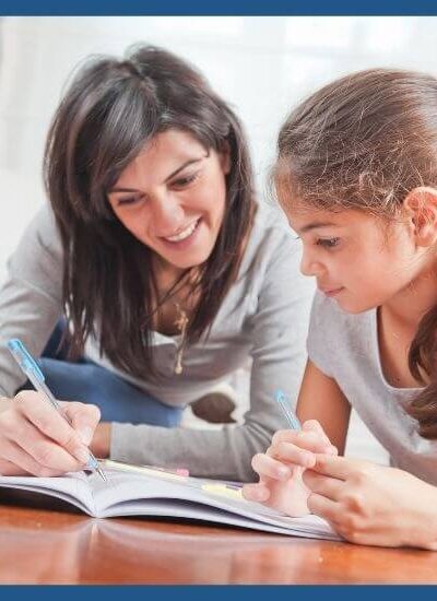 Teaching child how to write name