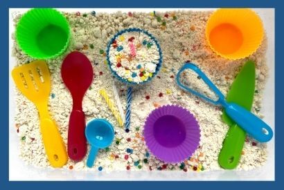 Cupcake Sensory Bin