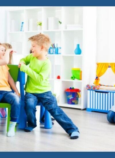 Children learning social skills through play