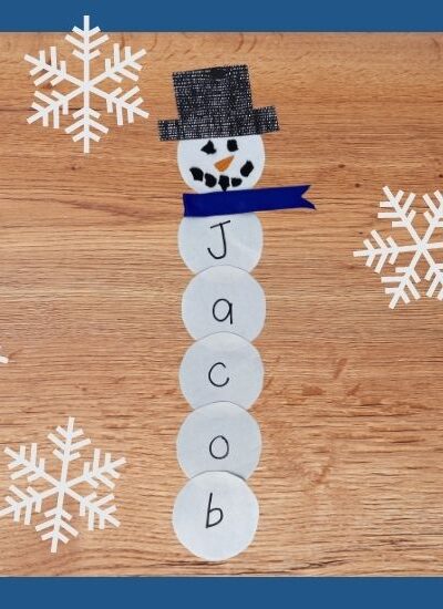 Image of Snowman Name Activity